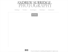 Tablet Screenshot of andrewsurridgephotography.com